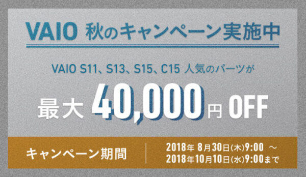 vaio,秋のキャンペーン,autum,s11,s13,s15,c15