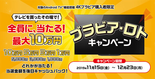 BRAVIA,キャンペーン