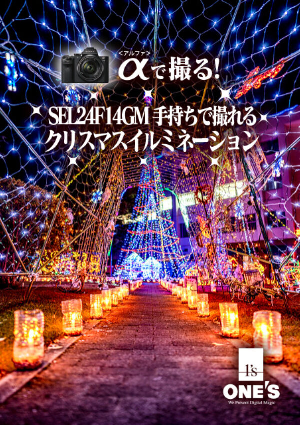 α＜アルファ＞で撮る！,SEL24F14GM,クリスマスイルミネーション