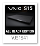 VAIO S15,VJS1541,ALL BLACK EDITION,オールブラックエディション