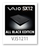VAIO SX12,VJS1211,ALL BLACK EDITION,オールブラックエディション