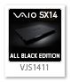 VAIO SX14,VJS1411,ALL BLACK EDITION,オールブラックエディション