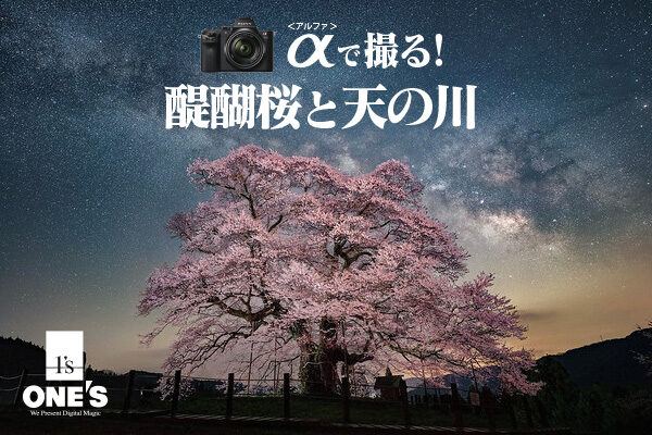 α＜アルファ＞で撮る！,醍醐桜,天の川,SEL20F18G,α7RIII