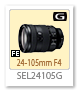 SEL24105G,レンズ,α＜アルファ＞,デジタル一眼カメラ,標準ズームレンズ,Gレンズ