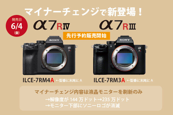 α7RIII,ILCE-7RM3A,α7RIV,ILCE-7RM4A