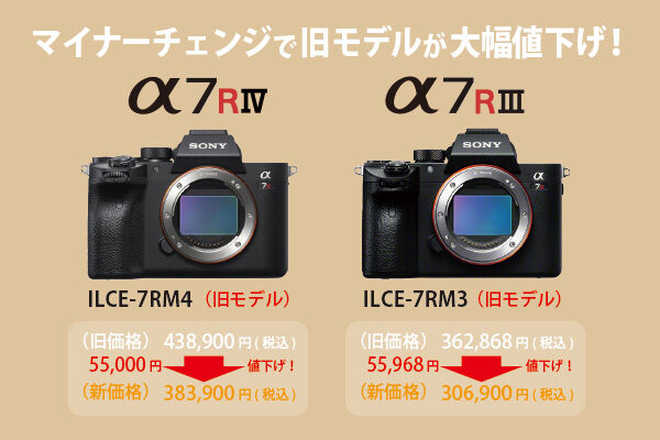 ソニーストア,差額保証,α7RIII,α7RIV,ILCE-7RM3,ILCE-7RM4