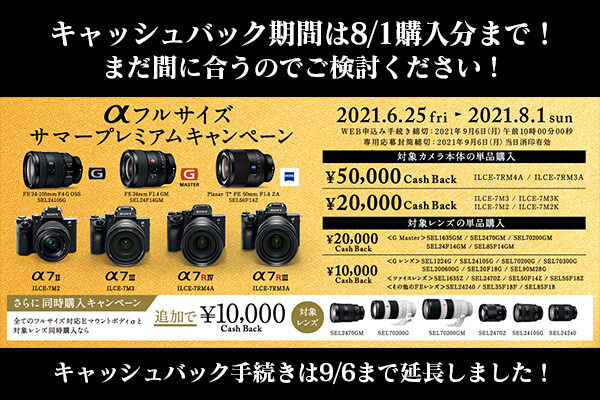 α＜アルファ＞,デジタル一眼カメラ,レンズ,キャッシュバック