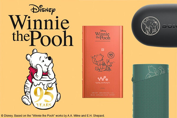 くまのプーさん,ソニーストア,WALKMAN,ウォークマン,ヘッドホン,スピーカー,コラボ刻印モデル