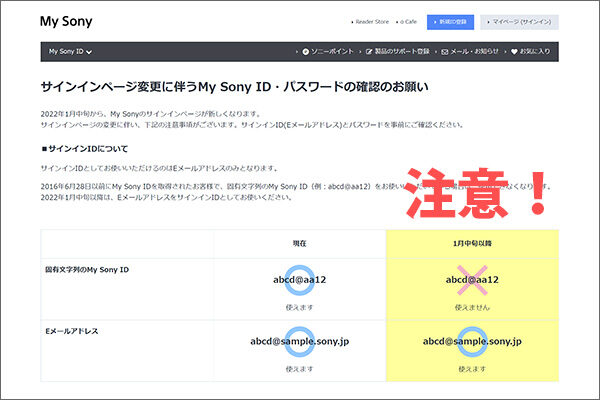 My Sony