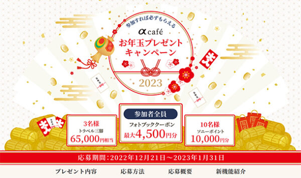 αcafe,キャンペーン