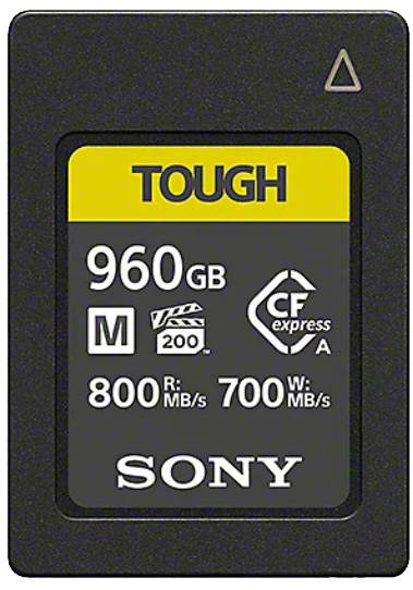 CFexpress Type A,CEA-Mシリーズ,1920GB,960GB,ソニーストア