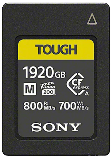 CFexpress Type A,CEA-Mシリーズ,1920GB,960GB,ソニーストア