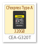 CEA-G320,CFexpressType-A,メモリーカード