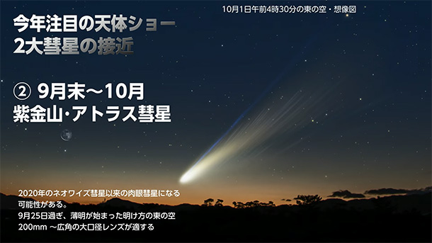 ポン・ブルックス彗星,彗星の撮り方,天体写真
