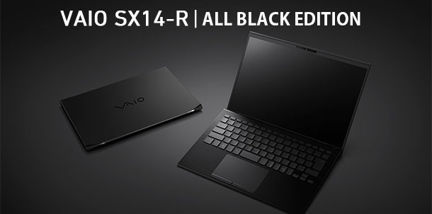 VJS4RJ.VAIO SX14-R,intel Ultra,高性能モバイルノート,ALL BLACK EDITION