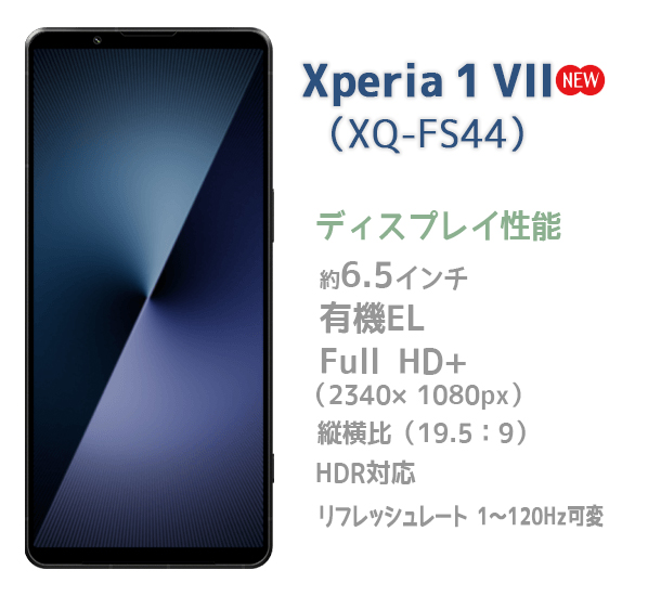 Xperia 1 VII,XQ-FS44,SIMフリー,ソニーストア,スマートフォン,スマホ,Android