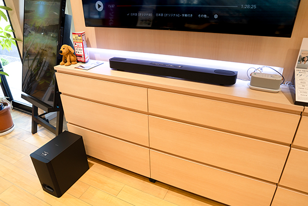 HT-B600,BRAVIA Theatre Bar 6,実機レビュー,サウンドバー,ソニーストア,実機レビュー