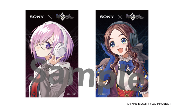 Fate　Grand Order Edition,ヘッドホン,ウォークマン,コラボ刻印モデルmソニーストア