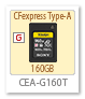 CEA-G160T,CFexpress Type A,メモリーカード
