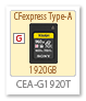 CEA-G1920T,CFexpress Type A,メモリーカード