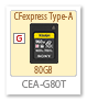 CEA-G80T,CFexpress Type A,メモリーカード