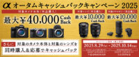 αオータムキャッシュバックキャンペーン,デジタル一眼カメラ