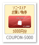 ソニーストアお買い物券,5000円分
