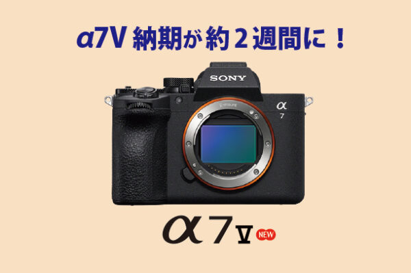 α7V,ILCE-7M5,納期が2週間