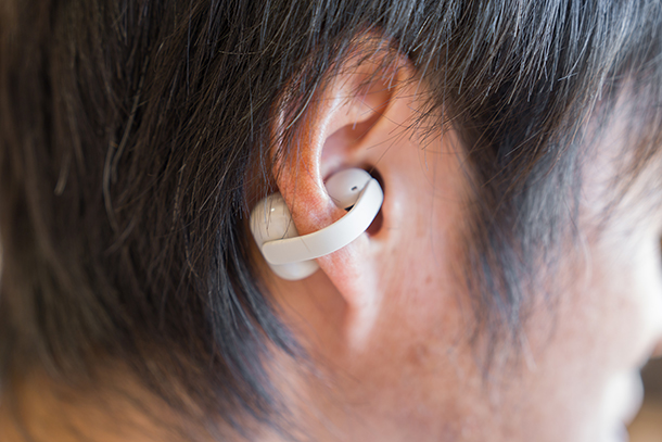Linkbuds Clip,WF-LC900,ワイヤレスステレオヘッドセット,実機レビュー,イヤカフデザイン