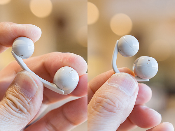 Linkbuds Clip,WF-LC900,ワイヤレスステレオヘッドセット,実機レビュー,イヤカフデザイン