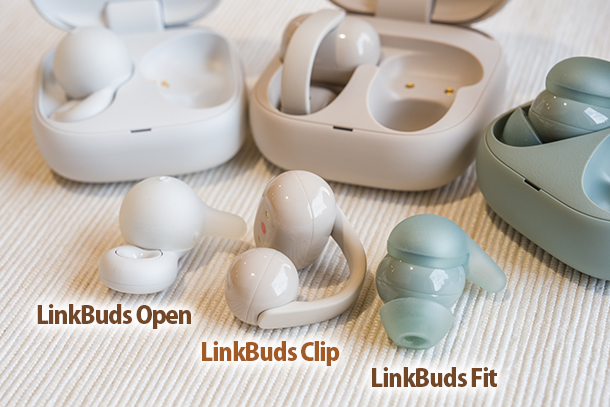 Linkbuds Clip,WF-LC900,ワイヤレスステレオヘッドセット,実機レビュー,イヤカフデザイン