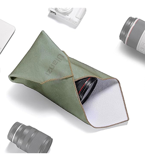 Ulanzi,カメラ用ラッピングクロス,カメララップ,カメラクロス,45cm×45cm,カメラ保護,クリーニングクロス,ピタットくっつくクリーニングクロス,レンズ保護,プロテクトラップ,ミラーレス,カメラ,アクセサリ,持ち運び,コンパクト