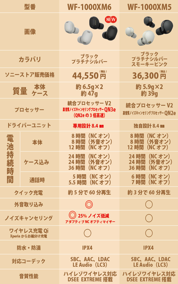 WF-1000XM6,ワイヤレスノイズキャンセリングヘッドセット,実機レビュー,ソニーストア