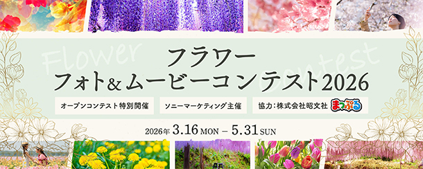 フラワーフォト＆ブービーコンテスト,αcafe,ソニー,sony