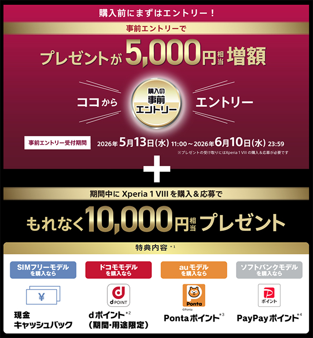 Xperia 1 VIII,SIMフリー,スマートフォン,sony,ソニーストア,