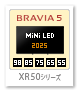 BRAVIA 5,XR50シリーズ,4K液晶テレビ,Mini LED