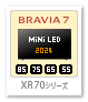 BRAVIA 7,XR70シリーズ,4K液晶テレビ,Mini LED