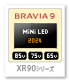 BRAVIA 9,XR90シリーズ,4K液晶テレビ,Mini LED