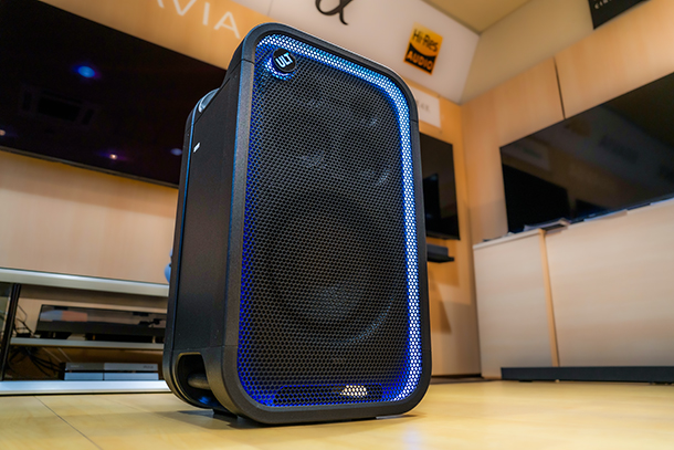 SRS-ULT700,ULT TOWER 700,ワイヤレスポータブルスピーカー,実機レビュー,重低音,ソニーストア