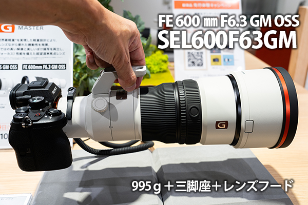 SEL600F63GM,FE 600mm F6.3 GM,SEL400F45GM,望遠単焦点レンズ,FE 400mm F4.5 GM,ソニーストア大阪,体験レビュー,実機レビュー